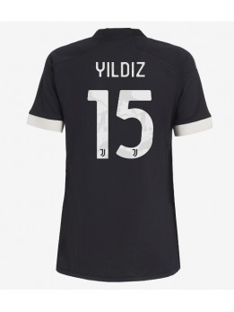 Juventus Kenan Yildiz #15 Ausweichtrikot für Frauen 2023-24 Kurzarm